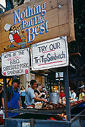  [Nothing But The Best @ San Luis Obispo serves excellent pulled pork sandwiches] 