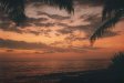  [A very red Kona sunset from our HalePōhaku lānai] 
