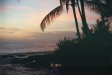  [Sunset from our HalePōhaku lānai] 