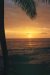  [Sunset from our HalePōhaku lānai] 