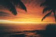  [Sunset from our HalePōhaku lānai] 