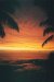  [Glorious red sunset from our HalePōhaku lānai] 