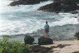  [Watching for turtles in our bay at Hale Pōhaku] 